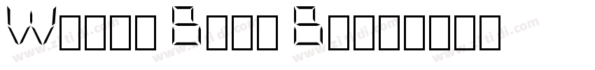 Wolfs Bane Bold字体转换